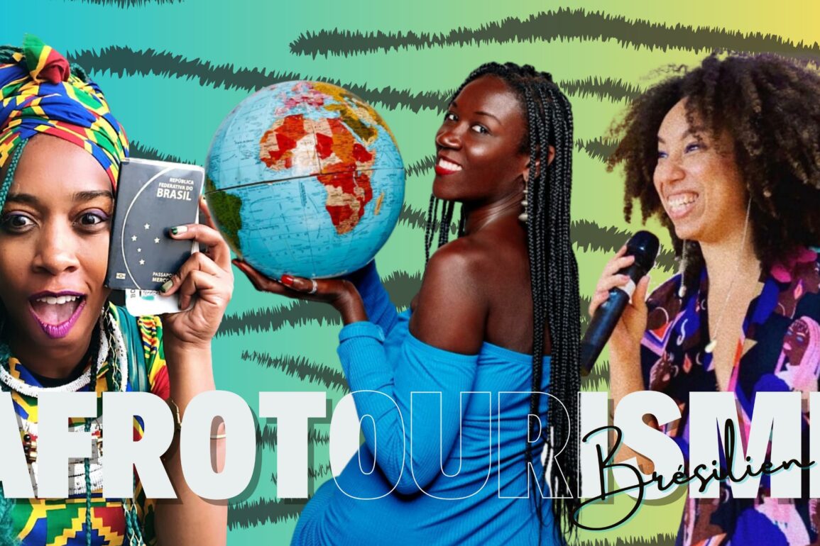 Rebecca Aletheia, Thais Rosa Pinheiro et Bia Moremi sont les visages féminins de l'afro-tourisme brésilien. ©Cintia Nabi-Cabral