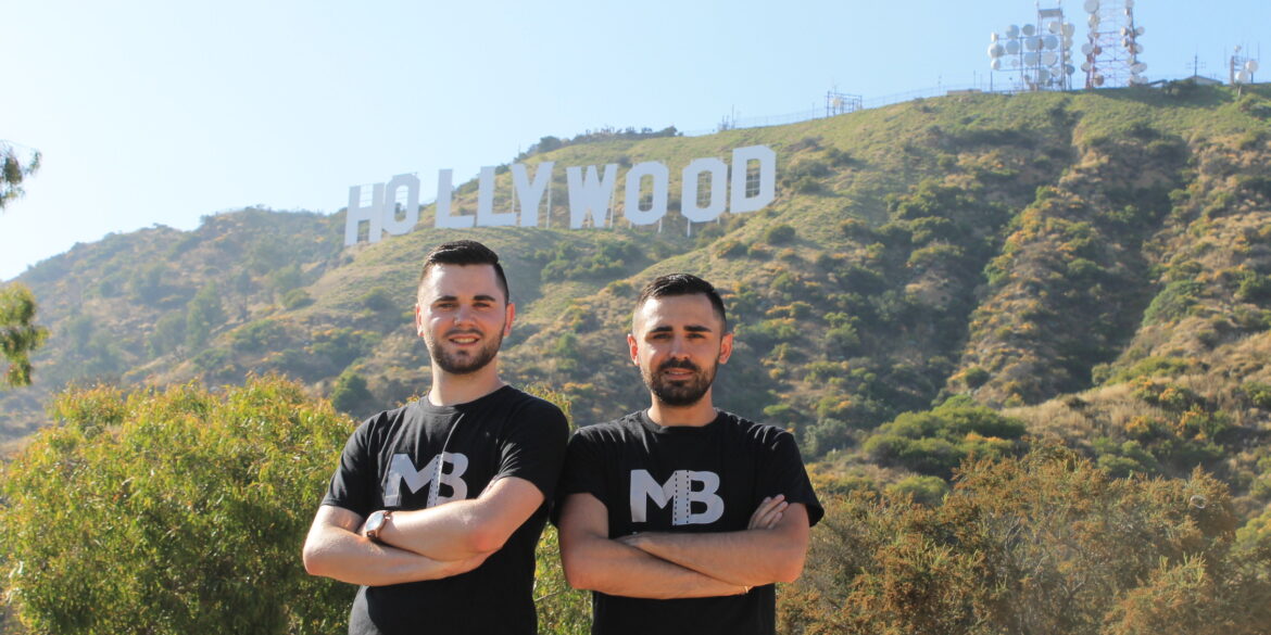 De gauche à droite : Clotaire et Corentin Marmignon, les "Marmignon Brothers" à Hollywood. ©Marmignon Brothers