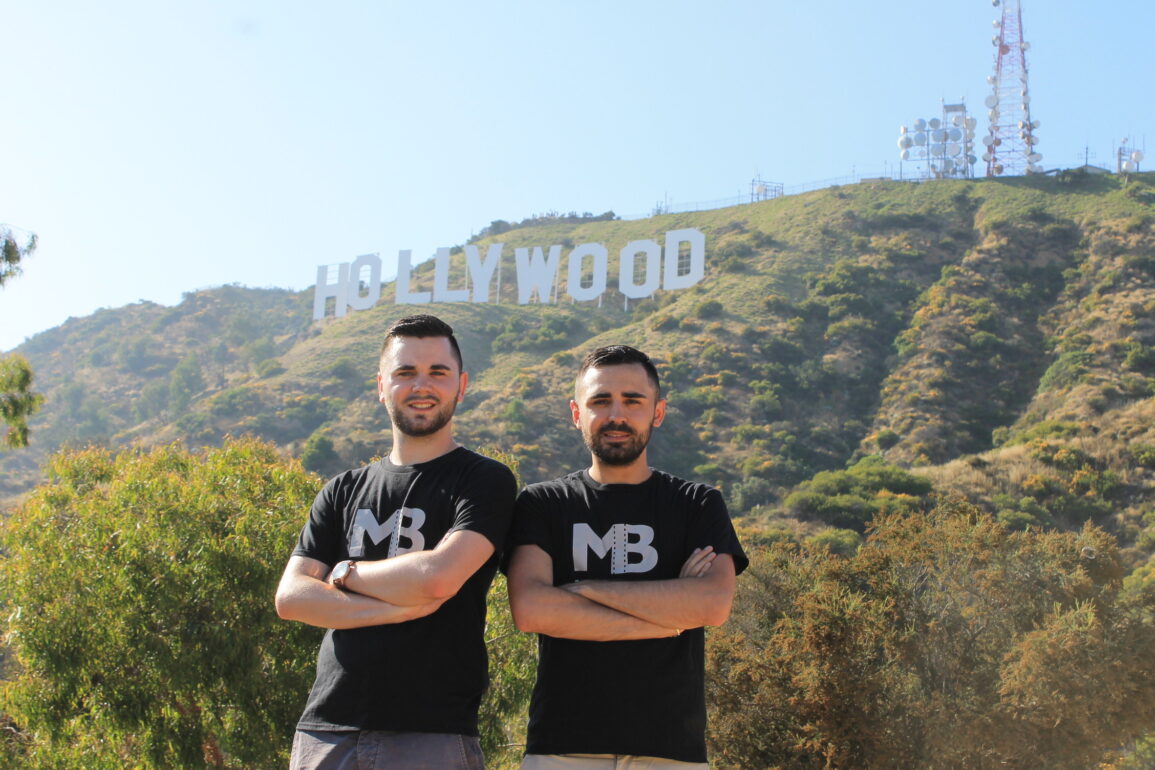 De gauche à droite : Clotaire et Corentin Marmignon, les "Marmignon Brothers" à Hollywood. ©Marmignon Brothers